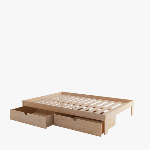 Tham khảo - Giường gỗ thông