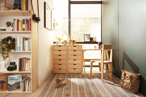 bàn học, bàn làm việc bằng gỗ thông