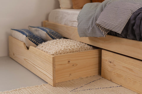 khung giường bằng gỗ thông