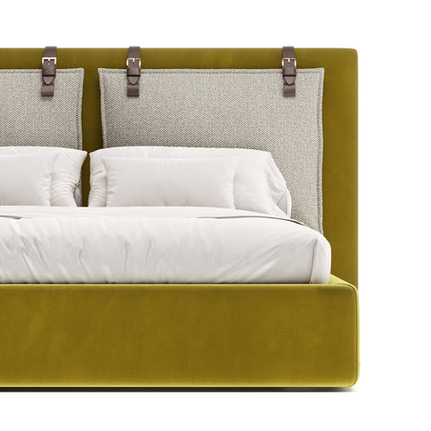 khung giường bọc nệm