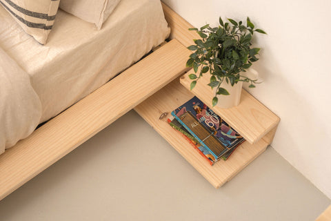 KHUNG GIƯỜNG GỖ THÔNG