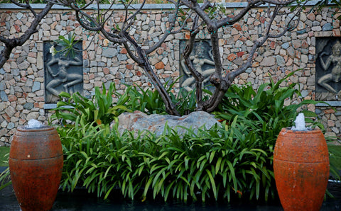 bình gốm anatolia bình gốm nung thủ công, chậu cây bằng gốm, thác nước bằng gốm