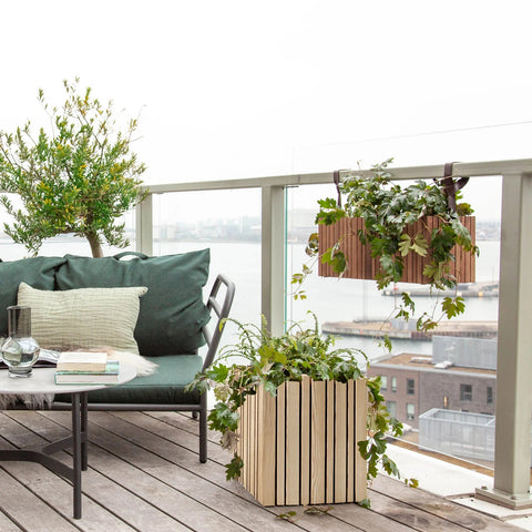 Chậu gỗ size Medium - Cty CP TM TAG chậu cây #