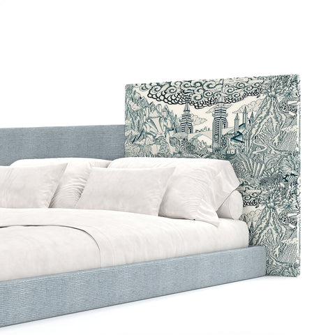 khung giường bọc nệm