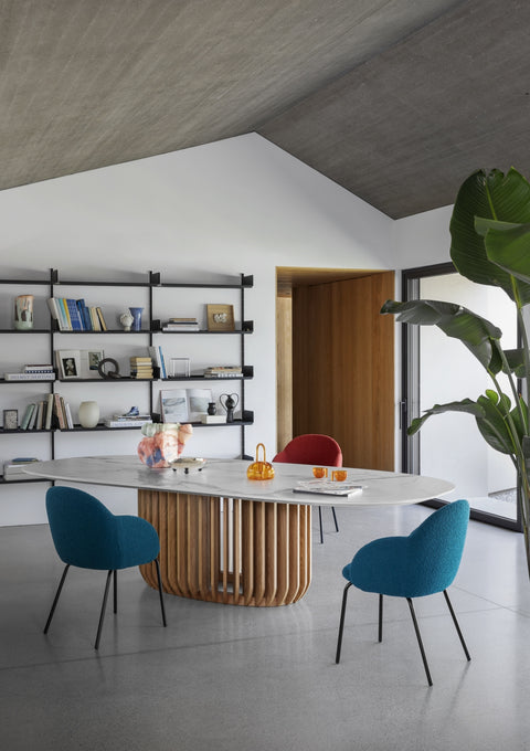 bàn ăn tròn, bàn ăn bằng gỗ, bàn juice miniforms