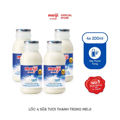 Sữa Tươi Thanh Trùng Meiji 4x200ml