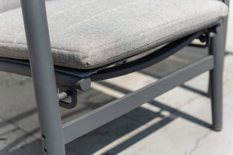 Bộ 2 ghế thư giãn ngoài trời TOPAZ dark và 1 bàn góc Urbanite