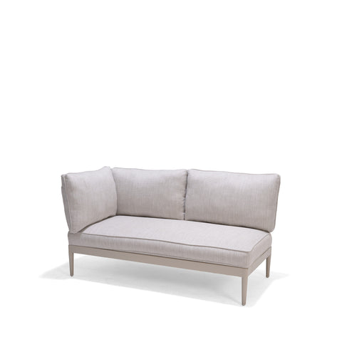 Ghế sofa ngoài trời trái/phải TOPAZ light 2-seater