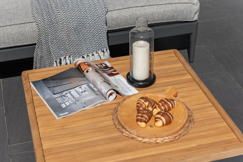 Bộ ghế sofa góc ngoài trời Topaz dark grey