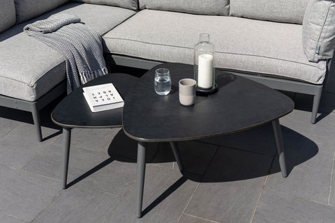 Bộ ghế sofa góc ngoài trời Topaz dark grey