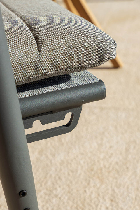 Bộ 2 ghế thư giãn ngoài trời TOPAZ dark và 1 bàn góc Urbanite