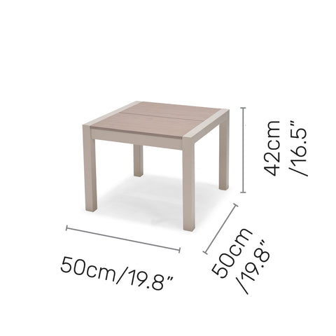 Bộ bàn ghế hồ bơi URBANITE light cream