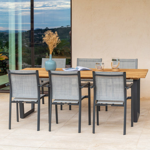 Ghế ăn ngoài trời URBANITE dark grey