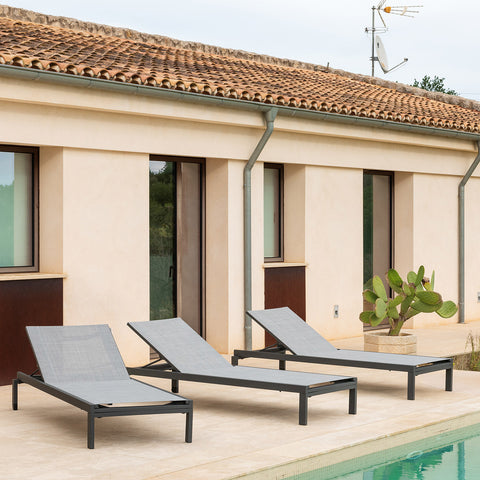 Ghế hồ bơi URBANITE dark grey