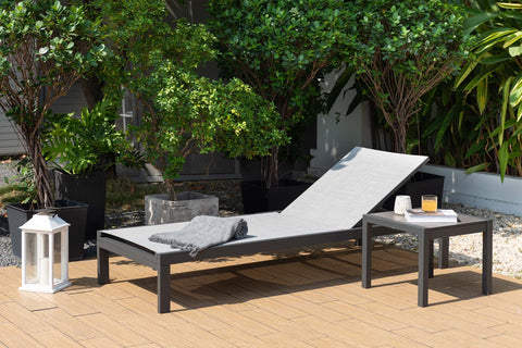 Bàn sofa ngoài trời URBANITE 50 dark grey