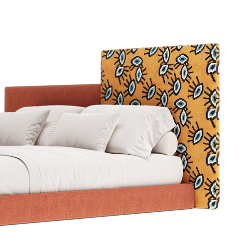 khung giường bọc nệm