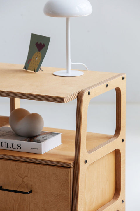 bàn học bàn làm việc 1 ngăn kéo plywood