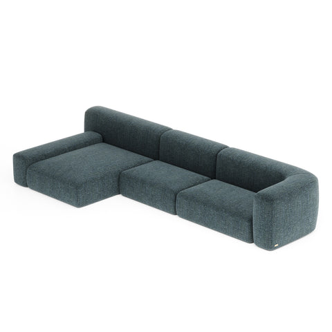 sofa góc trong nhà, sofa vải cao cấp