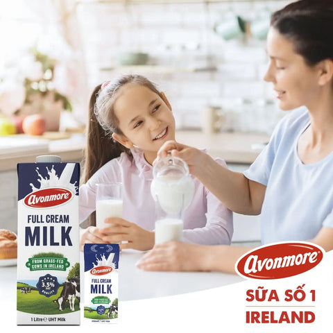 Sữa tươi tiệt trùng nguyên kem Avonmore 3x200ml