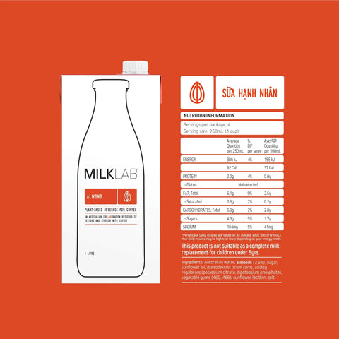 Sữa hạnh nhân Milklab 1L