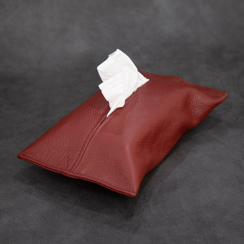 Hộp khăn giấy dẹt bằng Da
