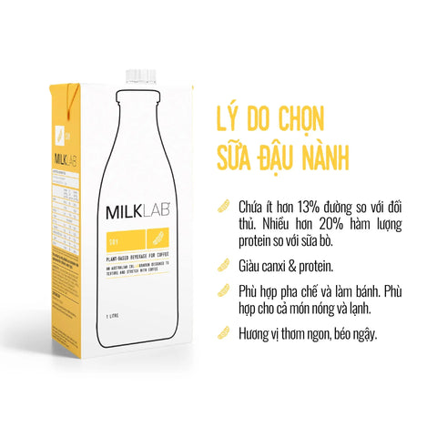 Sữa đậu nành Milklab 1L