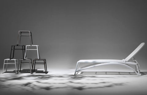 bàn góc ngoài trời pop nardi