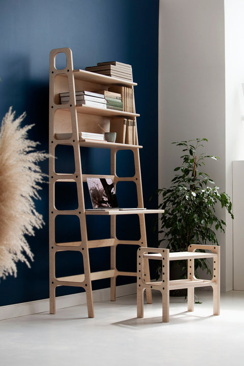 kệ sách, bàn làm việc, bàn học plywood